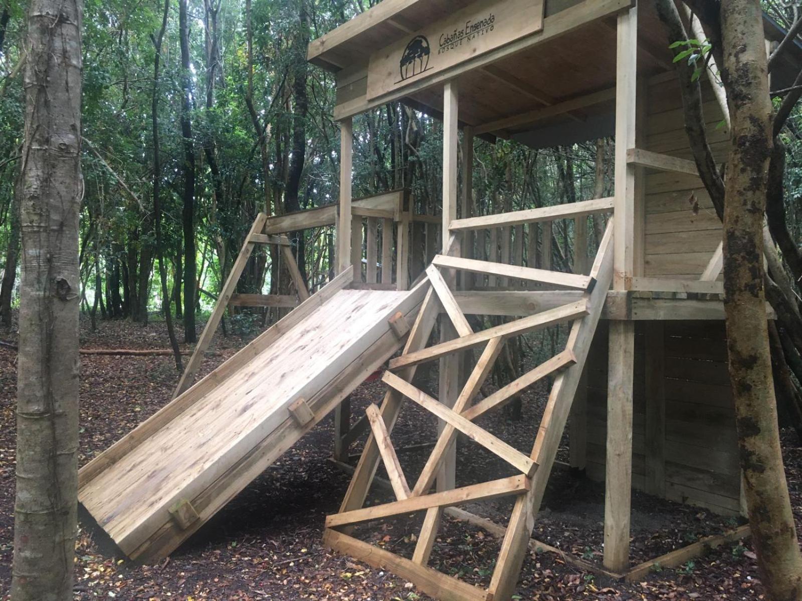 Cabanas Ensenada Bosque Nativo Esterno foto