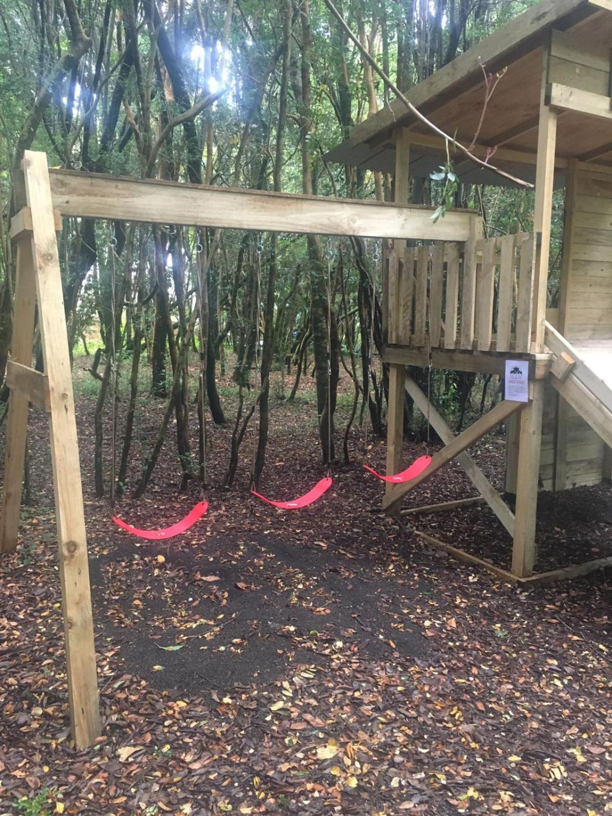 Cabanas Ensenada Bosque Nativo Esterno foto